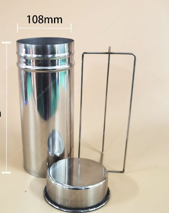 90mm Petri dish sterilization bucket (108*250mm) with steel wire frame